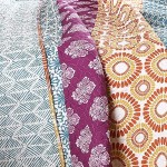 Lush Décor Bohemian Striped Quilt Reversible 3 Piece Bedding Set, King,  Fuchsia & Orange
